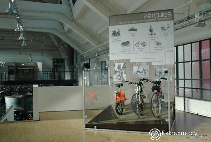 elektrofahrrad Deutschen museum hercules oldtimer exhibition ExtraEnergy - e-bike museum - musée du velo assistance électrique 