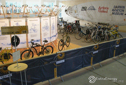 elektrofahrrad pedelec ExtraEnergy museum old exhibition Tanna - e-bike museum - musée du velo assistance électrique 