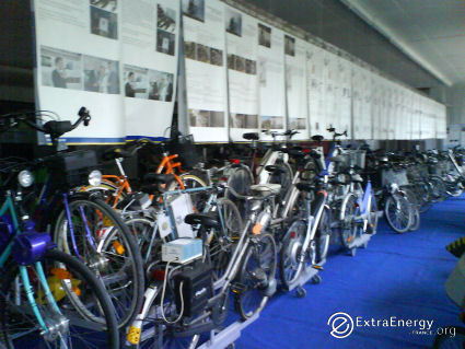 elektrofahrrad pedelec ExtraEnergy museum exhibition Tanna - e-bike museum - musée du velo assistance électrique 
